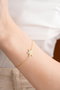 Heliophilia Silver Pulsera de Plata 925 con Baño de Oro y Circón